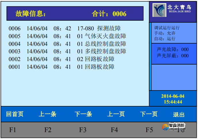 青鳥消防火災(zāi)報警控制器報故障現(xiàn)象