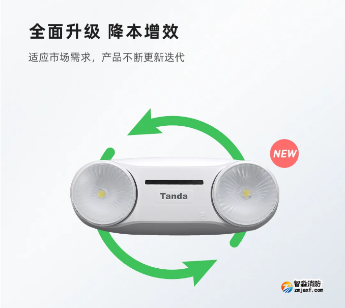 泰和安新款“仿車(chē)燈式”消防應(yīng)急照明燈具優(yōu)勢(shì)