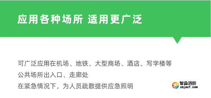 泰和安新款“仿車(chē)燈式”消防應(yīng)急照明燈具適用場(chǎng)所